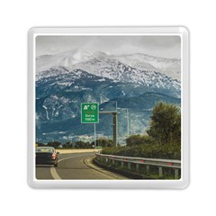 Landscape Highway Scene, Patras, Greece Memory Card Reader (square) by dflcprintsclothing