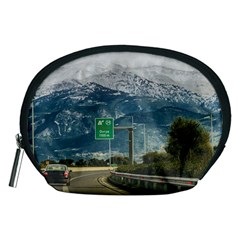 Landscape Highway Scene, Patras, Greece Accessory Pouch (medium) by dflcprintsclothing