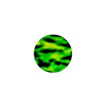 Green Waves Flow Series 3 1  Mini Magnets Front