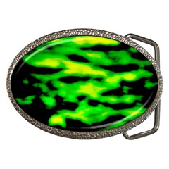 Green Waves Flow Series 3 Belt Buckles by DimitriosArt