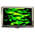 Green Waves Flow Series 3 Cigarette Money Case Front