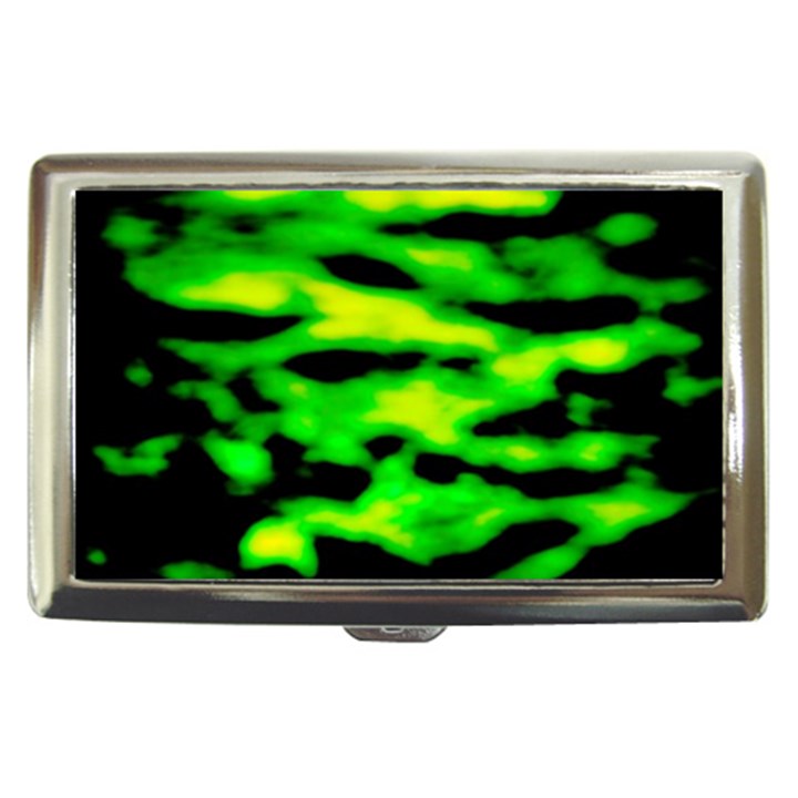 Green Waves Flow Series 3 Cigarette Money Case