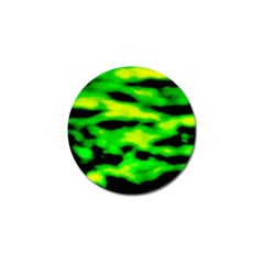 Green Waves Flow Series 3 Golf Ball Marker (4 Pack) by DimitriosArt