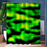 Green Waves Flow Series 3 Shower Curtain 60  x 72  (Medium)  60 x72  Curtain