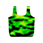 Green Waves Flow Series 3 Full Print Recycle Bag (S) Front