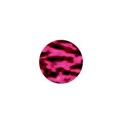 Pink  Waves Flow Series 9 1  Mini Magnets by DimitriosArt