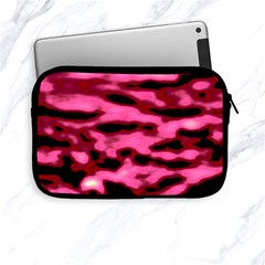 Pink  Waves Flow Series 9 Apple Ipad Mini Zipper Cases by DimitriosArt