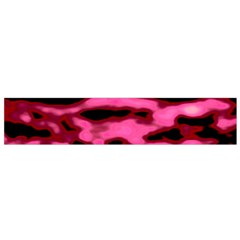 Pink  Waves Flow Series 9 Small Flano Scarf by DimitriosArt