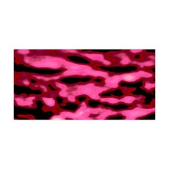 Pink  Waves Flow Series 9 Yoga Headband by DimitriosArt