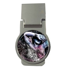 Watercolor Girl Money Clips (round)  by MRNStudios