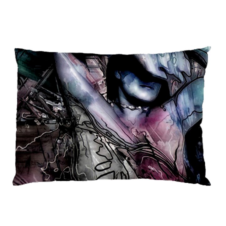 Watercolor Girl Pillow Case