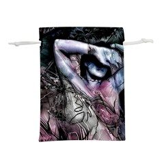 Watercolor Girl Lightweight Drawstring Pouch (s) by MRNStudios