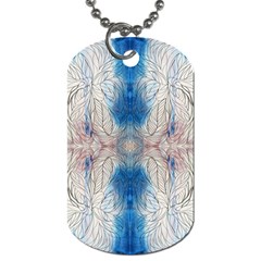 Mixed Media Art Dog Tag (two Sides) by kaleidomarblingart