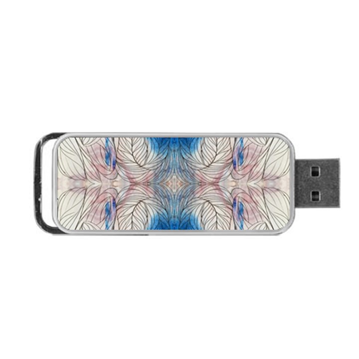 Mixed media art Portable USB Flash (Two Sides)