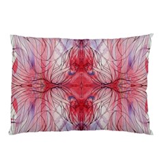 Red Repeats Pillow Case (two Sides) by kaleidomarblingart