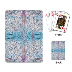 Blue Repeats I Playing Cards Single Design (rectangle) by kaleidomarblingart