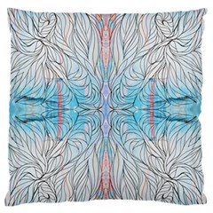 Blue Repeats I Standard Flano Cushion Case (one Side) by kaleidomarblingart