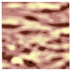 Pink  Waves Flow Series 10 Wooden Puzzle Square by DimitriosArt