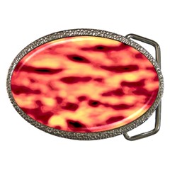 Red Waves Flow Series 4 Belt Buckles