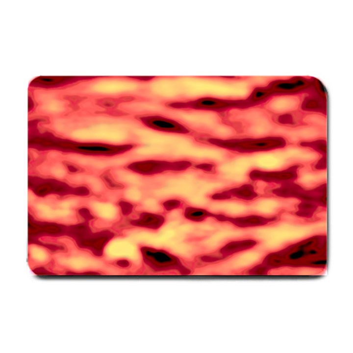 Red Waves Flow Series 4 Small Doormat 