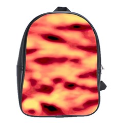 Red Waves Flow Series 4 School Bag (Large)