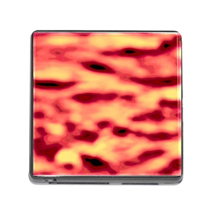 Red Waves Flow Series 4 Memory Card Reader (Square 5 Slot)