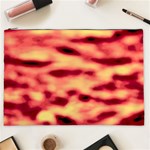 Red Waves Flow Series 4 Cosmetic Bag (XXL) Front