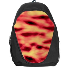 Red Waves Flow Series 4 Backpack Bag