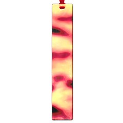 Red Waves Flow Series 4 Large Book Marks by DimitriosArt