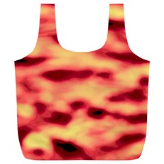 Red Waves Flow Series 4 Full Print Recycle Bag (XL)