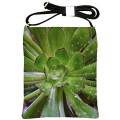 The Heart Of The Green Sun Shoulder Sling Bag by DimitriosArt