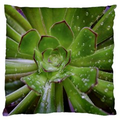 The Heart Of The Green Sun Large Cushion Case (one Side) by DimitriosArt