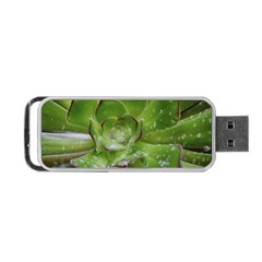 The Heart Of The Green Sun Portable Usb Flash (one Side) by DimitriosArt