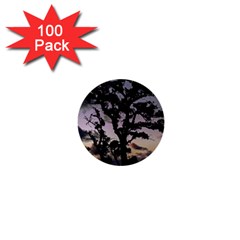 Sunset Coastal Park Landscape, Montevideo Uruguay 1  Mini Buttons (100 Pack)  by dflcprintsclothing