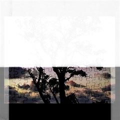 Sunset Coastal Park Landscape, Montevideo Uruguay Rectangular Jigsaw Puzzl by dflcprintsclothing