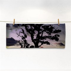 Sunset Coastal Park Landscape, Montevideo Uruguay Hand Towel by dflcprintsclothing