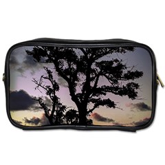 Sunset Coastal Park Landscape, Montevideo Uruguay Toiletries Bag (one Side) by dflcprintsclothing