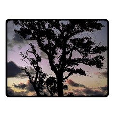 Sunset Coastal Park Landscape, Montevideo Uruguay Fleece Blanket (small) by dflcprintsclothing