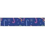 Christmas Candy Canes Large Flano Scarf  Front