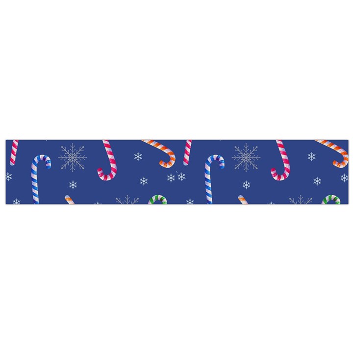 Christmas Candy Canes Large Flano Scarf 