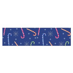 Christmas Candy Canes Satin Scarf (oblong) by SychEva