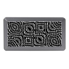 Black And White Abstract Tribal Print Memory Card Reader (mini) by dflcprintsclothing