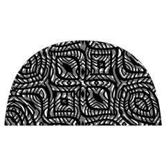 Black And White Abstract Tribal Print Anti Scalding Pot Cap by dflcprintsclothing