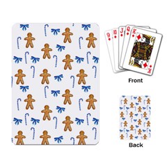 Gingerbread Man And Candy Playing Cards Single Design (rectangle) by SychEva