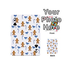 Gingerbread Man And Candy Playing Cards 54 Designs (mini) by SychEva