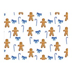 Gingerbread Man And Candy Double Sided Flano Blanket (mini)  by SychEva