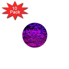 Magenta Waves Flow Series 1 1  Mini Magnet (10 Pack)  by DimitriosArt