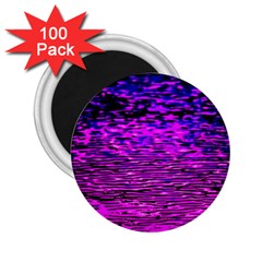 Magenta Waves Flow Series 1 2 25  Magnets (100 Pack)  by DimitriosArt