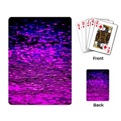 Magenta Waves Flow Series 1 Playing Cards Single Design (rectangle) by DimitriosArt