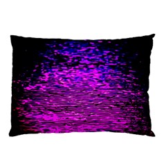 Magenta Waves Flow Series 1 Pillow Case by DimitriosArt